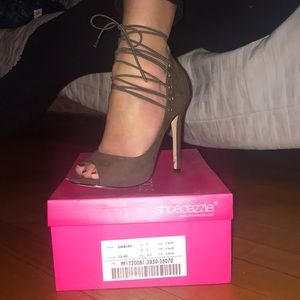 Sexy strap up heels